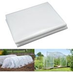 Bache pour serre , bache plastique transparente, bache serre tunnel 3m x 6m, film polythylne de extra ...