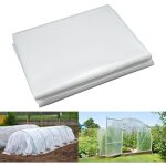 Bache pour serre , bache plastique transparente, bache serre tunnel 3m x 6m, film polythylne de extra ...