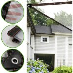 Bâche transparente 200 × 400 cm avec oeillets, durable bâche de protection, pour serre Bâche transparente 200 × 400 cm avec oeillets, durable bâche de protection, pour serre