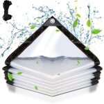 Bche transparente arme extrieur avec oeillets, bche en plastique pvc bche impermable transparente ...