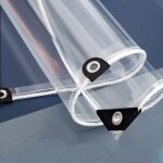 B�che transparente avec ?illets 0, 35 mm b�che transparente imperm�able b�ches en pvc b�ches transparentes ...