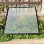 Bache transparente imperm�able tissu de film de feuille de bache de jardin pe avec / oeillets et lani�re ...