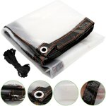 Bche transparente indchirable protection transparente arme bache plastique 1x2m