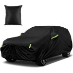 B�che pour voiture suv impermeable 480 x 175 x 150cm noir housse de voiture exterieur protection contre ...