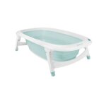 Badabulle - baignoire pliable, 35l, super compact, bouchon de vidange tmoin de chaleur, design ludique ...