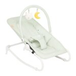 Badabulle - transat pliable et ultra compact arche de jeux, lichen / vert d'eau