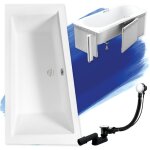 Badland - baignoire bain d'angle 160x90 gauche avec des panneaux en polystyrène (étagère de 4 cm), siphon ... Badland - baignoire bain d'angle 160x90 gauche avec des panneaux en polystyrène (étagère de 4 cm), siphon ...