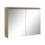 Armoire de toilette paso 80 x 60 cm - badplaats - chene ch�taign
