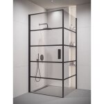 Badplaats - cabine de douche alava - 90 x 90 x 190 cm noir - v Badplaats - cabine de douche alava - 90 x 90 x 190 cm noir - v
