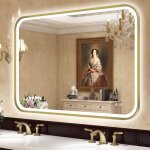 Miroir lumineux de salle de bain, désembuage / dimmable / 3 couleur, ip44 miroir salle de bain avec eclairage ... Miroir lumineux de salle de bain, désembuage / dimmable / 3 couleur, ip44 miroir salle de bain avec eclairage ...