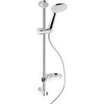Barre coulissante compl�te avec douche multi - jets r�glable � 5 jets