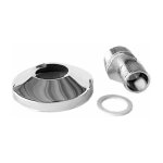 Raccord excentr m 1 / 2' - m 3 / 4' avec rosace