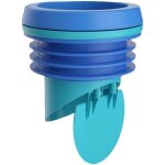 Bague de cire pour bride de vidange de toilette avec clapet anti - retour int�gr�, solution d'�tanch�it� ...