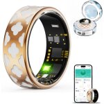 Bague connect�e �l�gante pour femme & homme, smart ring traqueur de sant� avec fr�quence cardiaque, oxyg�ne ...