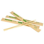 Baguettes chinoises emball�es individuellement, 23 cm, 50 paires