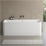 Baignoire acrylique lucite murale urban blanche 170cm urban