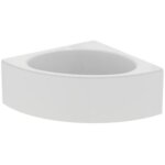 Baignoire d'angle 140 x 140 ideal standard i. life avec tablier et vidage Baignoire d'angle 140 x 140 ideal standard i. life avec tablier et vidage