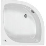 Baignoire d'angle acrylique mykonos 90x90 cm - blanc - blanc - 90 - - Baignoire d'angle acrylique mykonos 90x90 cm - blanc - blanc - 90 - -