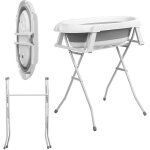 Baignoire pour animaux de compagnie deux - en - un avec poign�e pliante amovible, capacit� de charge ...