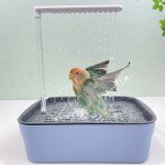[jamais utilis�]baignoire automatique pour oiseaux avec syst�me de circulation - douche mont�e en cage ...