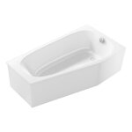 Jacob delafon - baignoire bain douche 170 x 90 bastille vidage  droite blanc brillant
