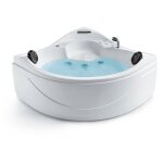 Baignoire balnéo d'angle 135x135 cm sweet imassage Baignoire balnéo d'angle 135x135 cm sweet imassage