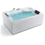 Baignoire balno rectangulaire 2 places 180x120 cm bounty imassage