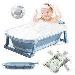 Magicfox - baignoire bébé couronne pliante pour 0 - 6 ans bébé avec tapis de bain détachable - 36l / ... Magicfox - baignoire bébé couronne pliante pour 0 - 6 ans bébé avec tapis de bain détachable - 36l / ...