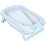 Baignoire b�b� pliable - fond antid�rapant - mat�riaux s�rs sans bpa - 83x48x23. 5 cm - bleu clair - ...