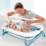 Baignoire bb pliable avec thermometre digital, baignoire bb avec coussin, baignoire bb avec prise ...
