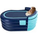 Baignoire gonflable pour adulte, baignoire �paisse avec pompe � air �lectrique, baignoire pliable pour ...