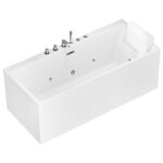 Home deluxe - baignoire avec fonction baln�o amber - 170 x 58 x 80 cm