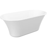 Baignoire lot design - 193 l - 150 x 75 x 58 cm - blanche - noemie ii