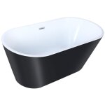 Vente - unique - baignoire îlot design - 201 l - 150 x 70 x 58 cm - noire - twiggy Vente - unique - baignoire îlot design - 201 l - 150 x 70 x 58 cm - noire - twiggy