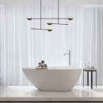 Stano. - baignoire lot design en solid surface ovale helsinki 150 cm