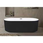 Baignoire ilot iloa black 80x170cm Baignoire ilot iloa black 80x170cm