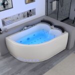 Baignoire maori baln�o asym�trique c�t� gauche 32 jets