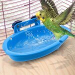 Baignoire oiseaux cage bains d'oiseaux petits perroquets suspendue bathtub accessoires pour perruche ...