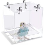 Baignoire pour oiseaux avec crochets de suspension pour petits oiseaux, perroquets, inséparables, canaris(13x1 ... Baignoire pour oiseaux avec crochets de suspension pour petits oiseaux, perroquets, inséparables, canaris(13x1 ...