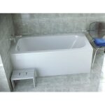 Badland - baignoire rectangulaire 150x70 avec tablier en acrylique, siphon de bain et pieds (support) ... Badland - baignoire rectangulaire 150x70 avec tablier en acrylique, siphon de bain et pieds (support) ...