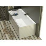 Baignoire rectangulaire novellini divina avec appui - tête 160x70 cm Baignoire rectangulaire novellini divina avec appui - tête 160x70 cm