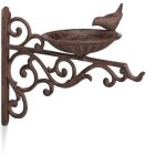 Bain d'oiseaux en fonte