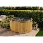 Finntherm ? bain nordique stockholm �dition spa ? 8 personnes ? � 200 cm ? po�le �lectrique 6 kw ? 15 ...