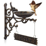 Bain d'oiseaux en fonte