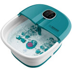 Bain de pieds masseur massage des pieds spa avec telecommande pliable 335 x 41 x 205 cm turquoise