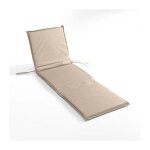 Douceur d'int�rieur - bain de soleil 65 x 190 x 4 cm exterieur sable waterproof - 65x190cm - sable