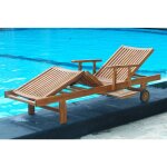 Bain de soleil en teck uno Bain de soleil en teck uno
