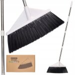 Balai brosse diagonale pour balayer jardin terrasse pavs 44cm manche 120cm