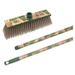 Balai + manche remue menage dcor nature tropical - rm