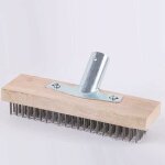 Snq - balai mtal 30cm acier, balai mtal (sans manche bois)